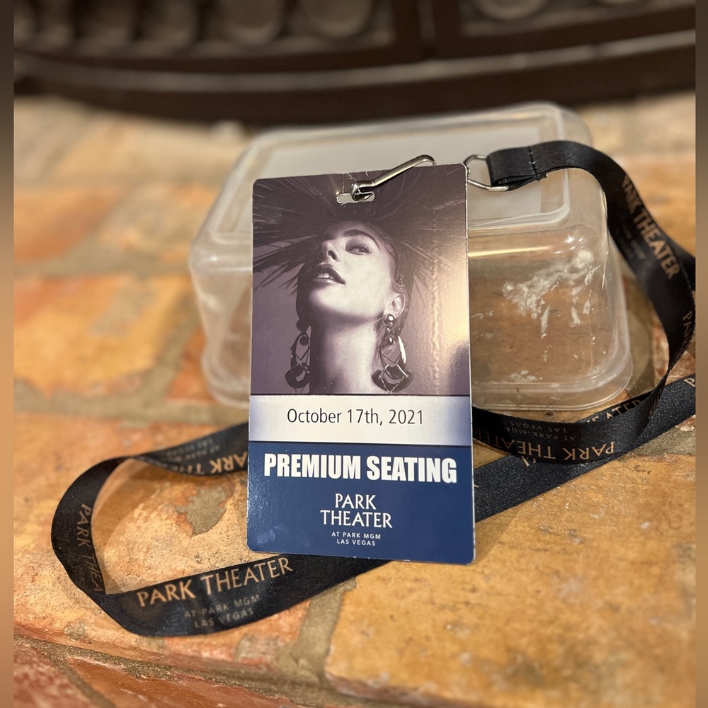 Lady Gaga authentic Vegas residency Lanyard
